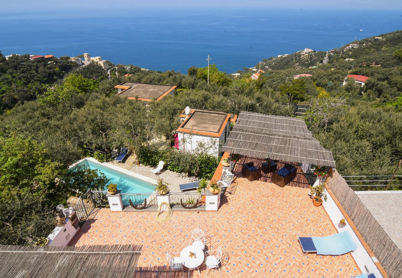 House in Massa Lubrense - Casa Tatano with private pool,sea view